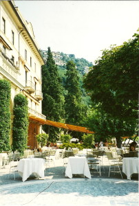 Italian Restaurant at the Hotel Villa d'Este, Lago Como, Italy