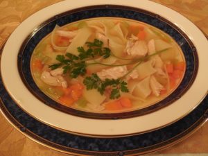 Turkey soup for Thanksgiving