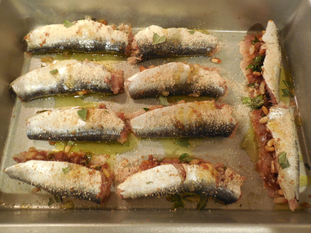 Stuffed sardines ready to cook Learn Travel Italian Blog